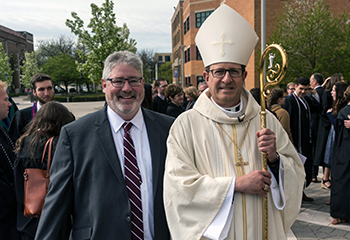 Bishop and Aquinas College President 