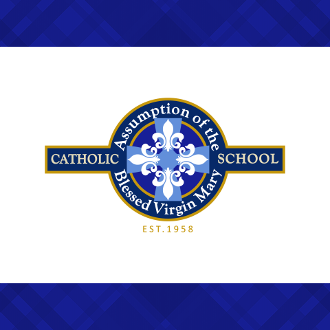 Assumption of the Blessed Virgin Mary Catholic School logo